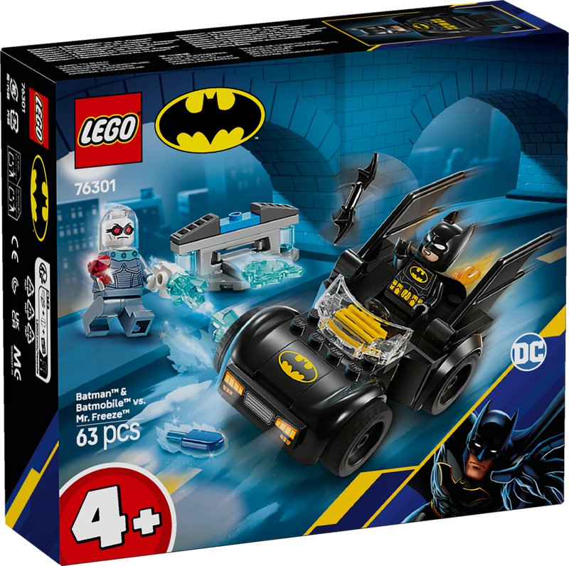 LEGO Super Heroes DC Batman & Batmobile vs Mr Freeze 76301