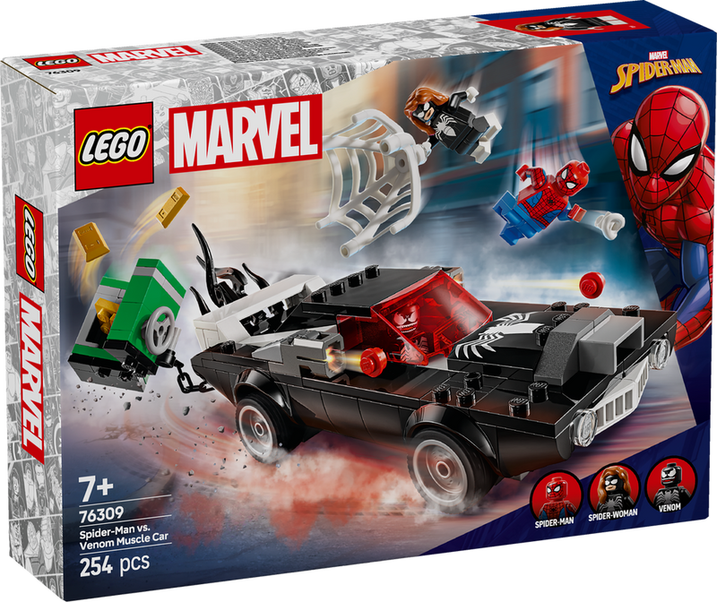 LEGO Super Heroes Marvel Spider-Man vs. Venom Muscle Car 76309