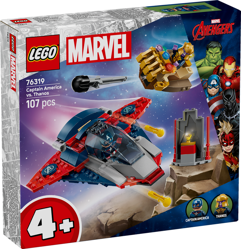 LEGO Super Heroes Marvel Captain America vs Thanos 76319 (9003635507437)