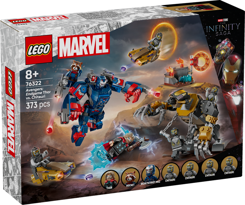 LEGO Super Heroes Marvel Avengers Endgame Thor vs Chitauri 76322 (9003635605741)
