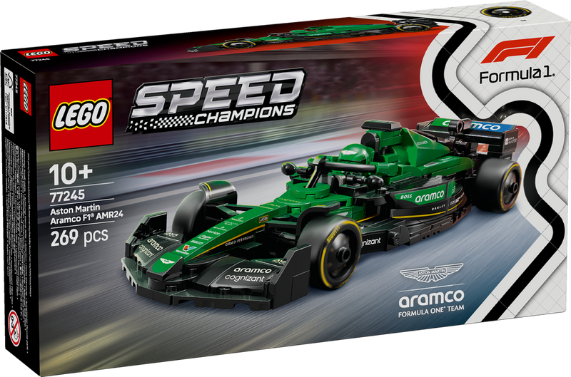 LEGO Speed Champions Aston Martin Aramco F1 AMR24 Race Car 77245