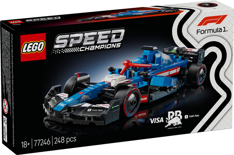 LEGO Speed Champions Visa Cash App RB VCARB 01 F1 Race Car 77246