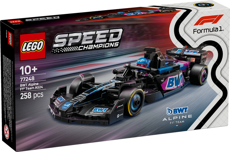LEGO Speed Champions BWT Alpine F1 Team A524 Race Car 77248