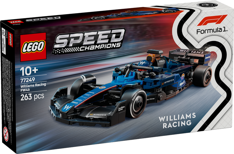 LEGO Speed Champions Williams Racing FW46 F1 Race Car 77249