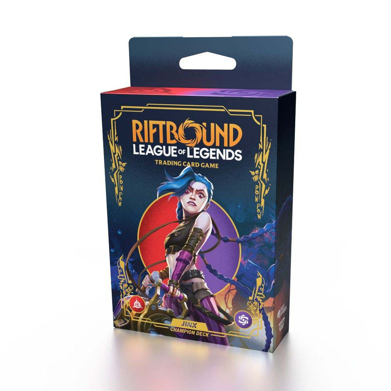 Universus RB-01PD01-EN Riftbound: League of Legends TCG Origins Champion Deck: Jinx Display (9003872092397)