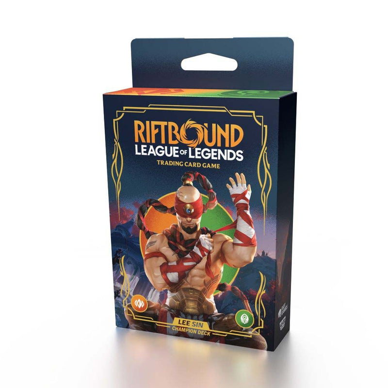 Universus RB-01PD03-EN Riftbound: League of Legends TCG Origins Champion Deck: Lee Sin Display (9003872157933)