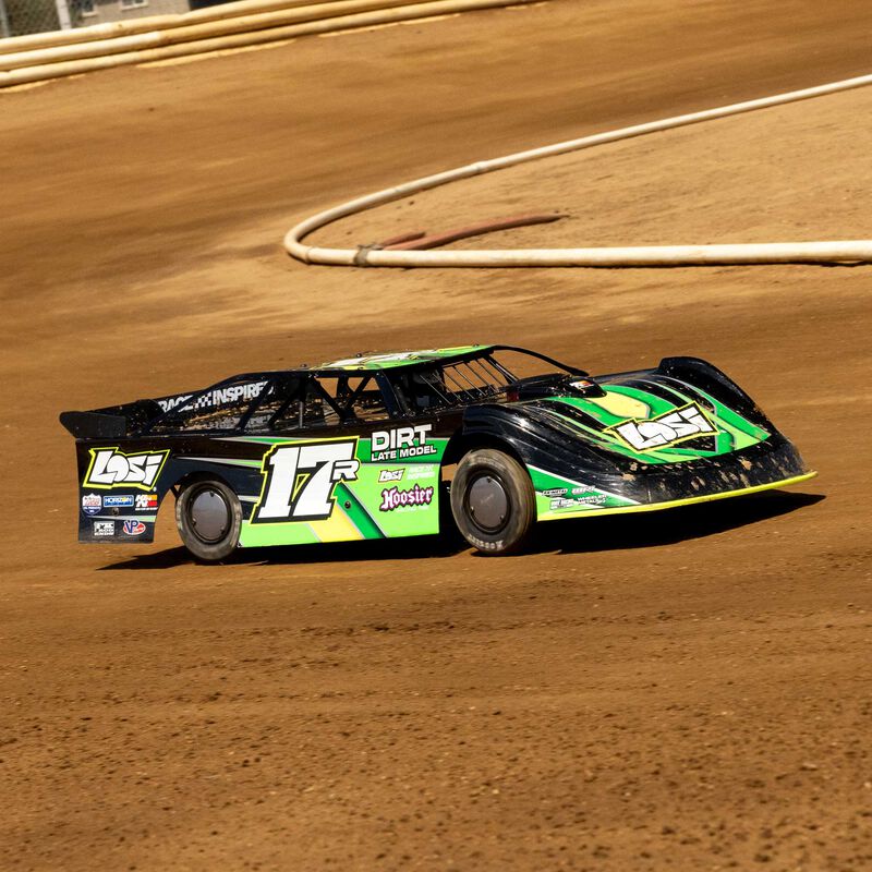 Losi 22S Dirt Late Model Dirt Oval 2WD RTR, Green 1/10 - LOS2167T2