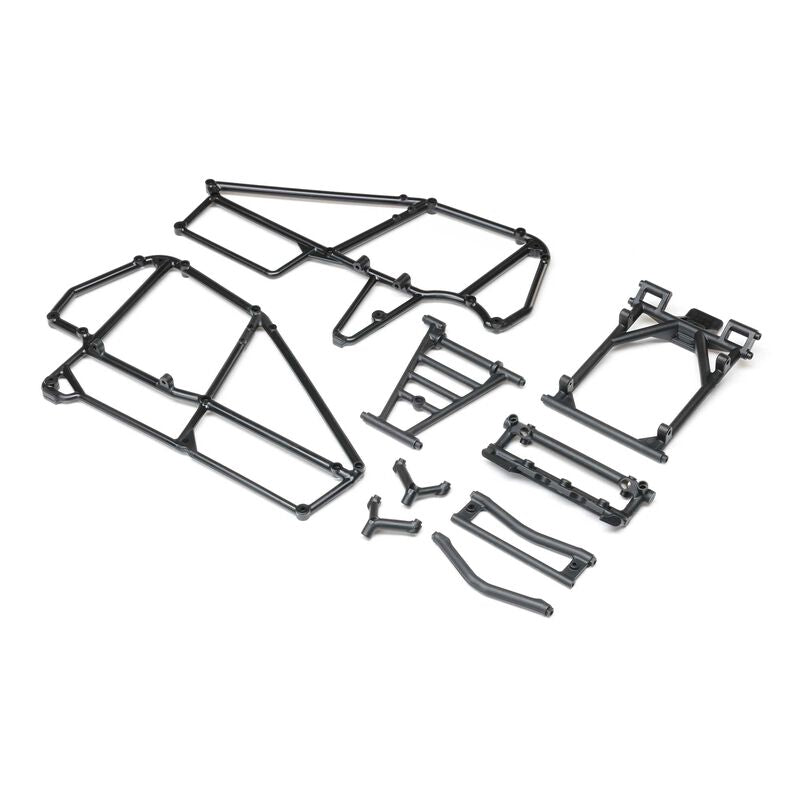 LOSI 2424 Cage Set, Black: 22S Sprint - LOS2424