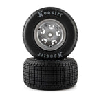 Losi 4641 Losi Hoosier Tires, Soft, Mounted, Satin Aluminum, Left/Right (2): 22S DLM - LOS-4641