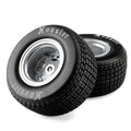 LOSI 4642 Losi Hoosier Tires, Medium, Mounted, Satin Aluminum, Left/Right (2): 22S Dirt Late Model DLM - LOS-4642