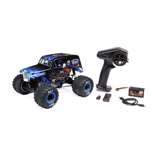 TLR LOSI LOS01026T2 1/18 Mini LMT 4X4 Brushed Monster Truck RTR Son-Uva Digger (8347091828973)