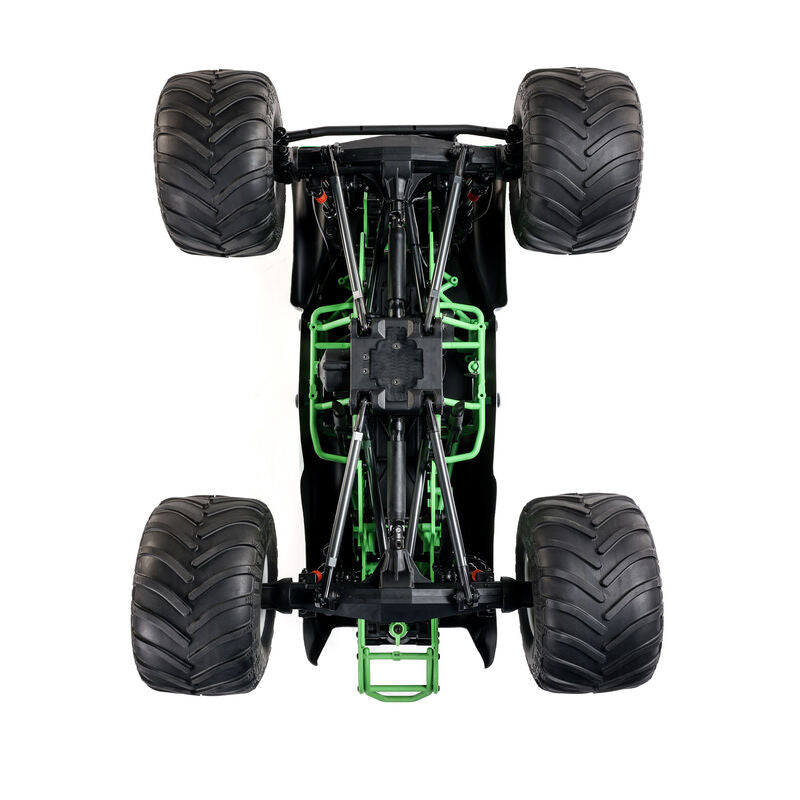LOSI LOS04028T1 1/8 LMT 2.0 Grave Digger 4X4 Solid Axle Brushless Monster Truck RTR, Green (9250500837613)
