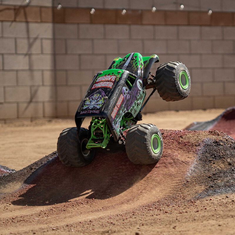 LOSI LOS04028T1 1/8 LMT 2.0 Grave Digger 4X4 Solid Axle Brushless Monster Truck RTR, Green - Hobby City NZ
