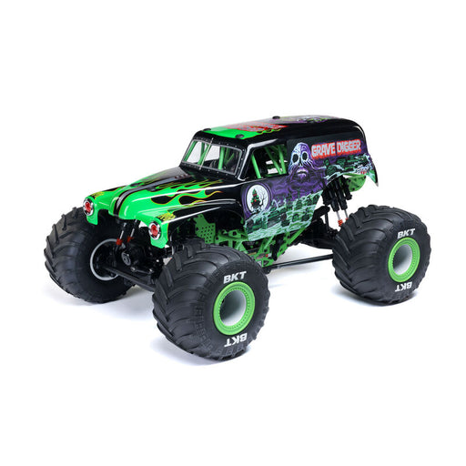 LOSI LOS04028T1 1/8 LMT 2.0 Grave Digger 4X4 Solid Axle Brushless Monster Truck RTR, Green (9250500837613)