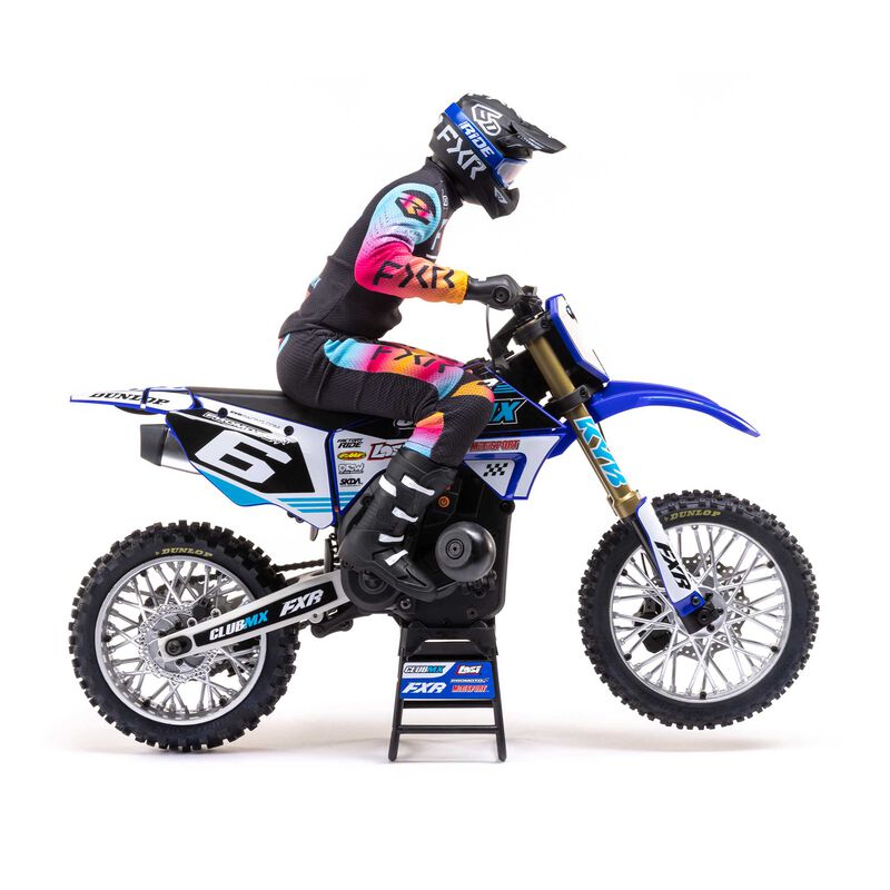 TLR LOSI LOS06000T2 1/4 Promoto-MX Motorcycle RTR Club MX Blue - Hobby City NZ (8347092123885)