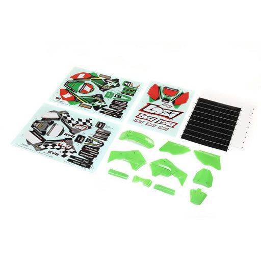 TLR LOSI LOS260002 Green Plastics with Wraps: Promoto-MX - Hobby City NZ (8347092287725)