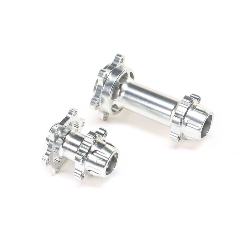 TLR LOSI LOS362005 Aluminum Hub Set Machined Silver : Promoto-MX - Hobby City NZ (8347093106925)