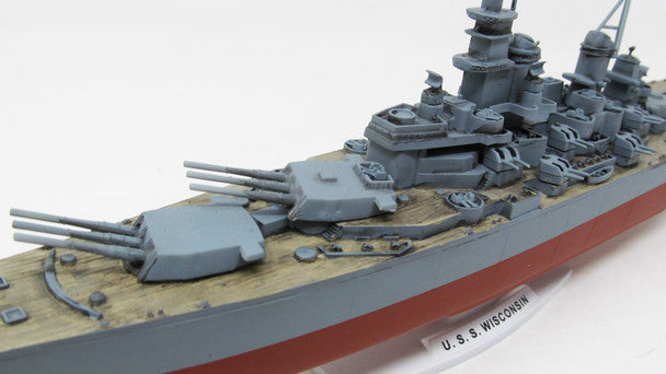 Atlantis Models AMCM3006 1/600 USS Wisconsin BB64 BShip