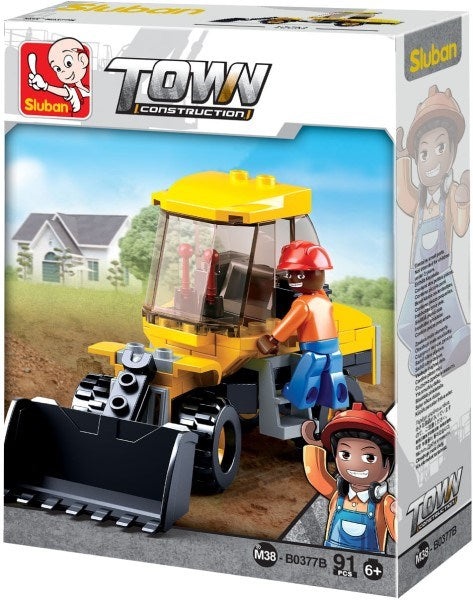 xSluban B0377B Town Construction: Small Wheel Loader (91pcs)
