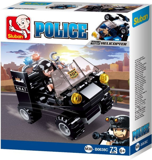 xSluban B0638C Police: SWAT Buggy (73pcs) (7546229227757)