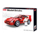 xSluban B0706D Model Bricks - Red Sports Car - 163 Pc (7521379549421)