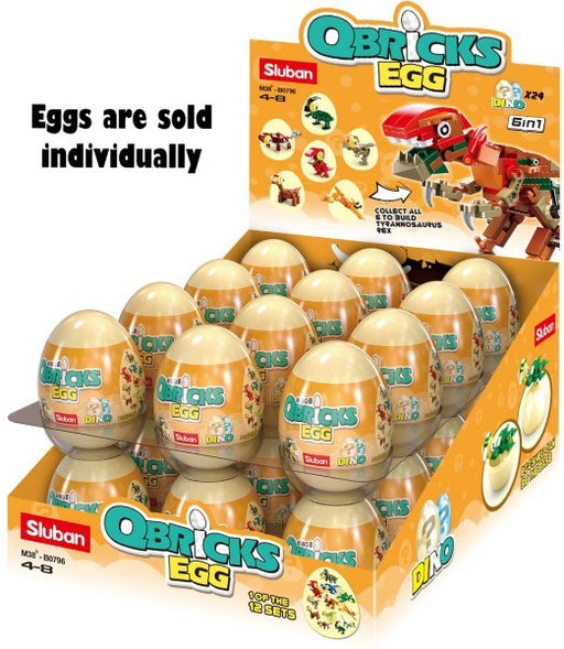 xSluban B0796 QBricks Eggs: Dinos - Minifigure Blind Buy (7546226344173)