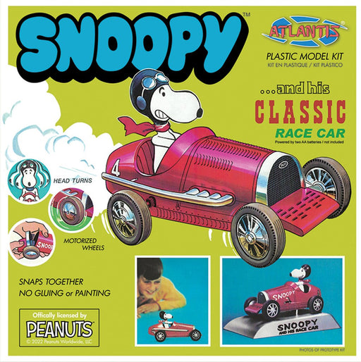 Atlantis Models M6894 Snoopy and His Race Car (8324815454445)
