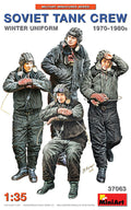 MiniArt 1/35 Soviet Tank Crew 1970-1980s. Winter Uniform Plastic Model Kit - 37063