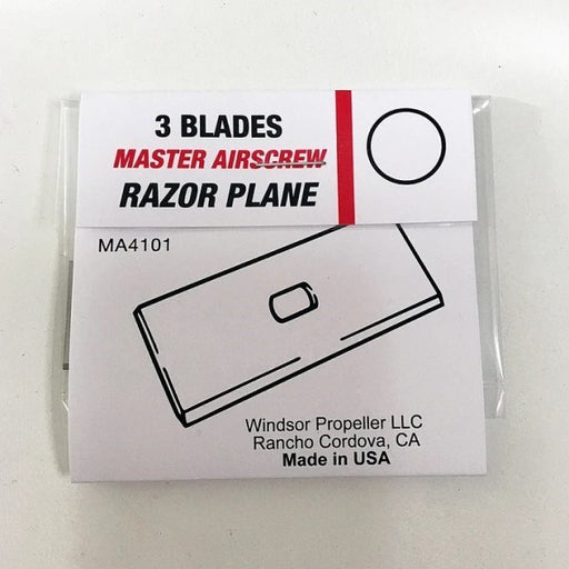 Master Airscrew 4101 Razor Plane Replacement Blades (3pcs) (7540503806189)