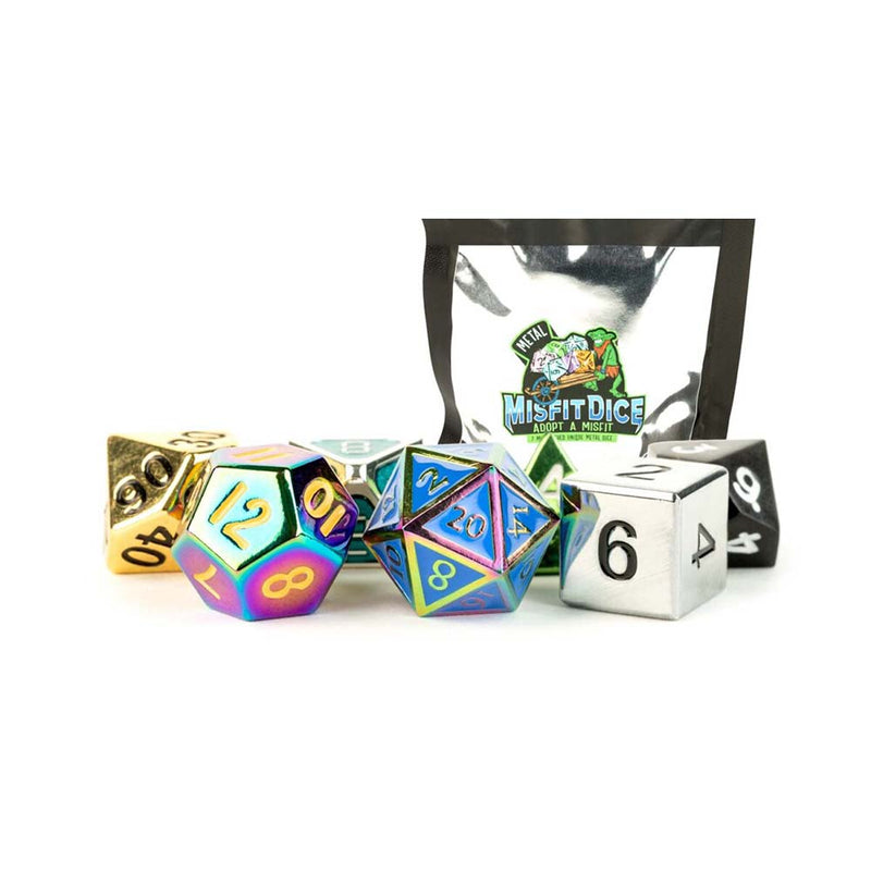 MDG MDG9201 Fanroll Misfit Metal Dice Pack (9003852333293)