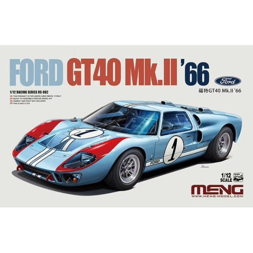 Meng RS-002 1/12 Ford GT40 Mk ll '66 (7460876288237)