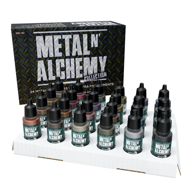 Scale 75 SSE-130 Scalecolor Metal n Alchemy Collection 24 Color Set