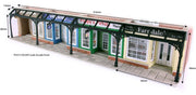 Metcalfe PO572 OO/HO Arcade Extension for Shop Front - Hobby City NZ (7757018792173)