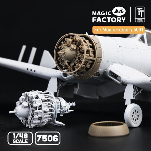 Magic Factory 7506 1/48 P&W R-2800 Engine On Plane Version (3D printed) - Hobby City NZ (8967469662445)