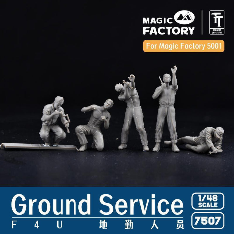 Magic Factory 7507 1/48 Ground Service Crew Set (3D printed) - Hobby City NZ (8967469695213)