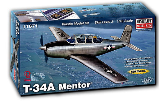xMinicraft Model Kits 11671 1/48 Beechcraft T-34A Mentor (7650714583277)
