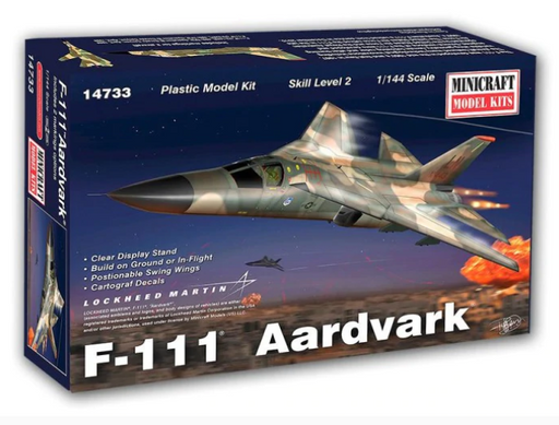 Minicraft Model Kits 14733 1/144 F-111 Aardvark (8144080044269)