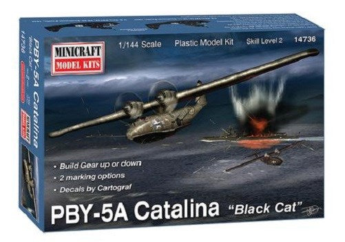 cMinicraft Model Kits 14736 1/144 PBY 5/5A Catalina USN (8324785897709)