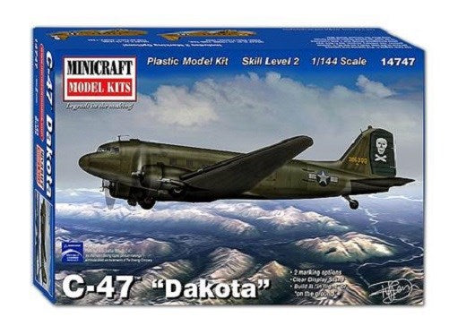 Minicraft Model Kits 14747 1/144 C-47 Dakota (7654672138477)