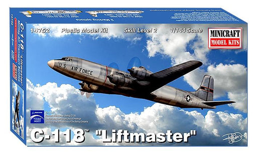 Minicraft Model Kits 1/144 Scale 14752 C-118 "Liftmaster" (8324788453613)