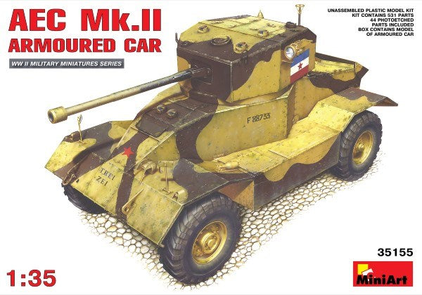 xMiniArt 35155 1/35 AEC MK2 ARMOURED CAR (8278314254573)