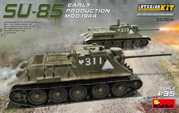 MiniArt 35204 1/35 SU-85 (1944) W/FULL INTERIOR (8278315303149)