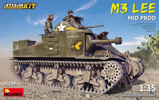 MiniArt 35209 1/35 M3 LEE MID W/INTERIOR - Hobby City NZ (7546281853165)