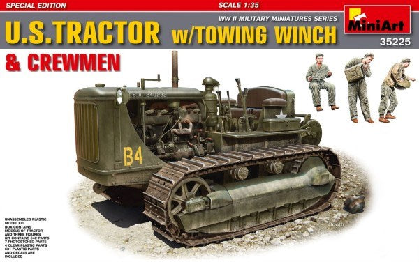 MiniArt 35225 1/35 US TRACTOR WITH TOW SPECIAL Edtn - Hobby City NZ (7546282017005)