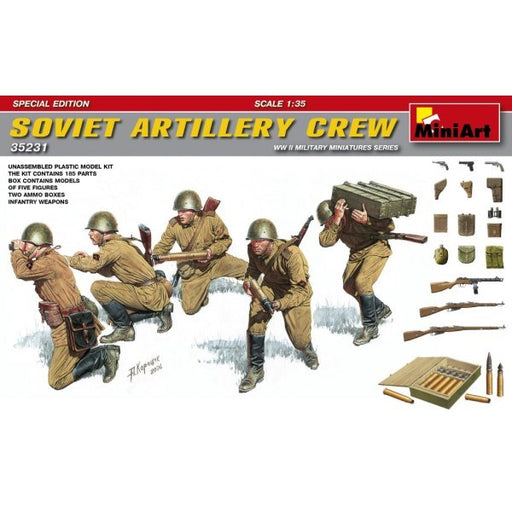 MiniArt 35231 1/35 Soviet Artillery Crew - Special Edition (7759534194925)