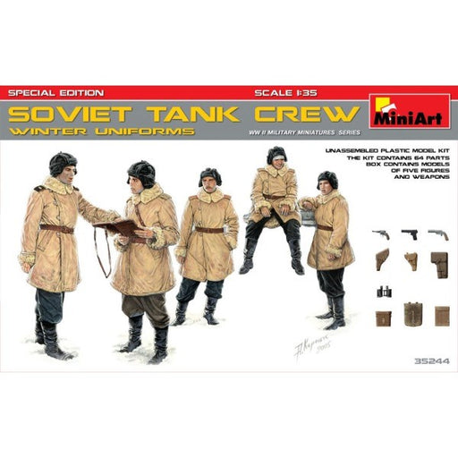 MiniArt 35244 1/35 Soviet Tank Crew (Winter Uniforms) - Special Edition (8137525887213)