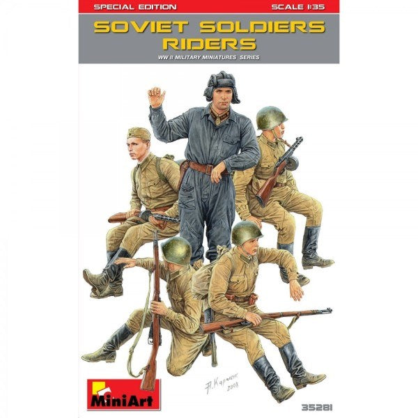 MiniArt 35281 1/35 Soviet Soldiers/Riders - Special Edition (8137526182125)