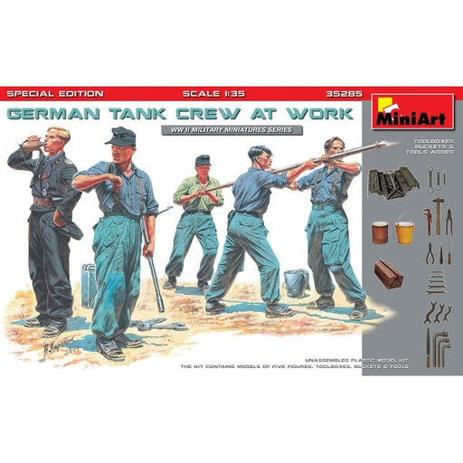 MiniArt 35285 1/35 German Tank Crew At Work - Special Edition (8278347809005)