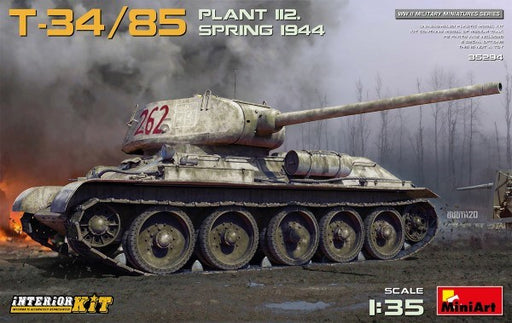 MiniArt 35294 1/35 T34-85 PLANT 112 W/INT KIT - Hobby City NZ (7546283720941)