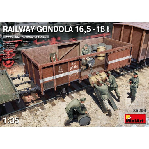 MiniArt 35296 1/35 Railway Gondola 16.5-18t (7759537373421)